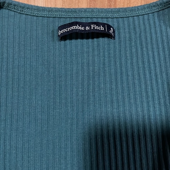 Teal Long Sleeve Ribbed Top - Picture 4 of 4